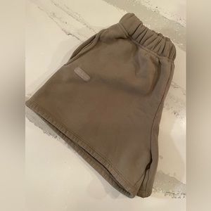 NWT SET ACTIVE sweats shorts size small color sage